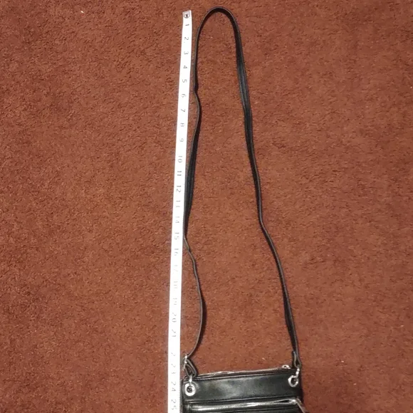 Crossbody leather looking purse. - Picture 8 of 9